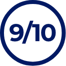 90%